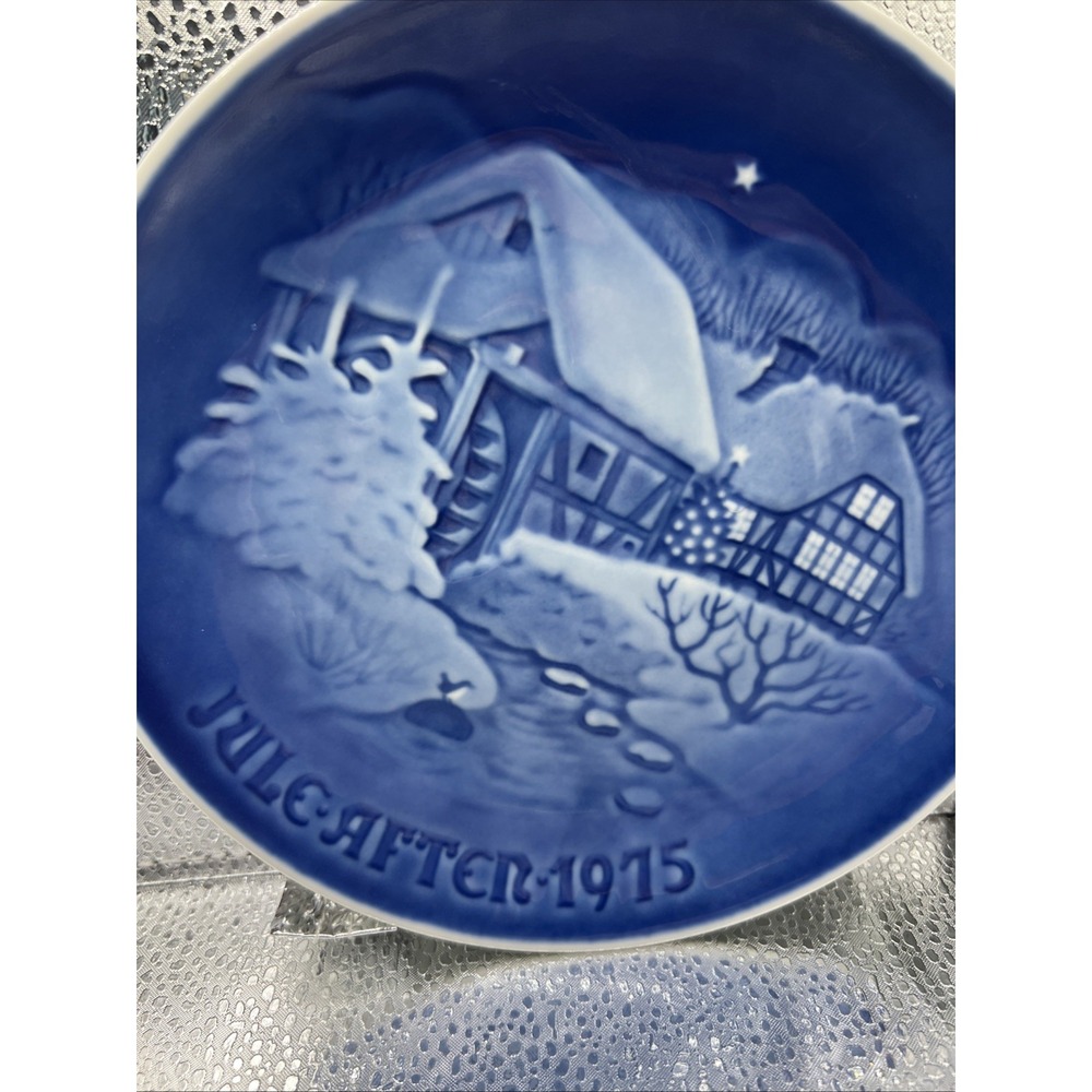 Bing & Grondahl 1975‎ Christmas Plate – Excellent Condition –